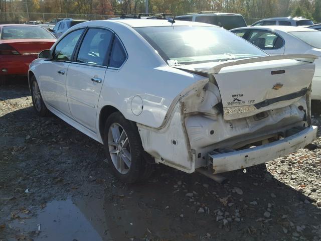 2G1WC5EM7A1156268 - 2010 CHEVROLET IMPALA LTZ WHITE photo 3