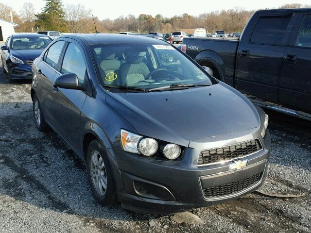 1G1JC5SH9C4221761 - 2012 CHEVROLET SONIC LT GRAY photo 1