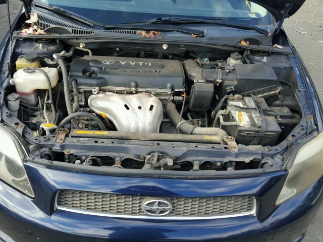 JTKDE177470166231 - 2007 SCION TC BLUE photo 7