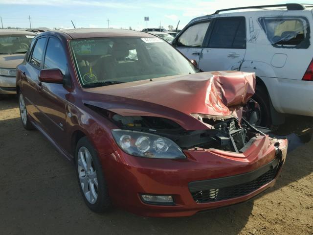 JM1BK343381134001 - 2008 MAZDA 3 HATCHBAC RED photo 1