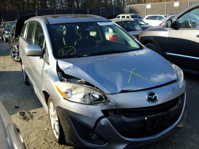 JM1CW2DL0C0123667 - 2012 MAZDA 5 SILVER photo 1