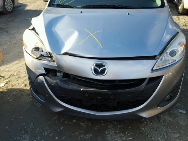 JM1CW2DL0C0123667 - 2012 MAZDA 5 SILVER photo 7