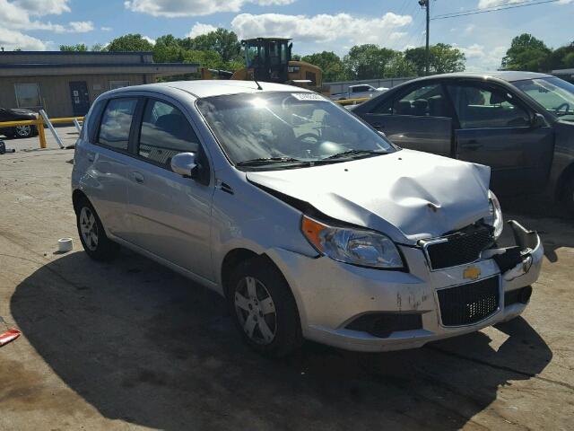 KL1TD6DE3BB156168 - 2011 CHEVROLET AVEO SILVER photo 1