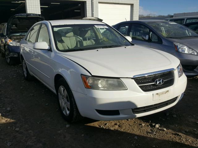 5NPET46C28H304936 - 2008 HYUNDAI SONATA GLS WHITE photo 1