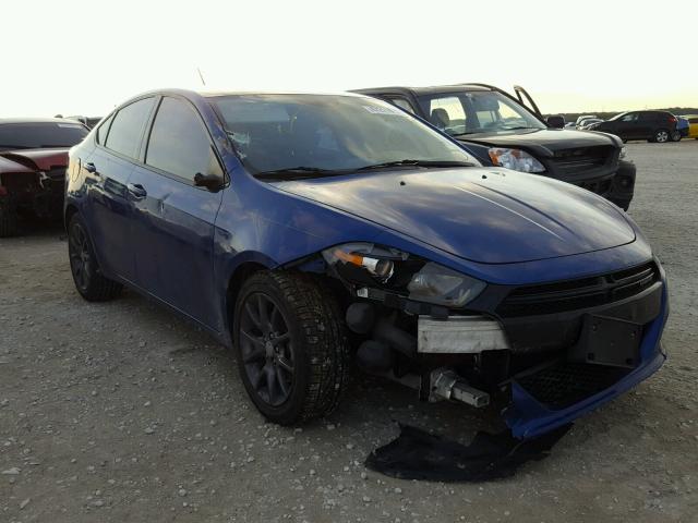 1C3CDFBA8DD299279 - 2013 DODGE DART SXT BLUE photo 1