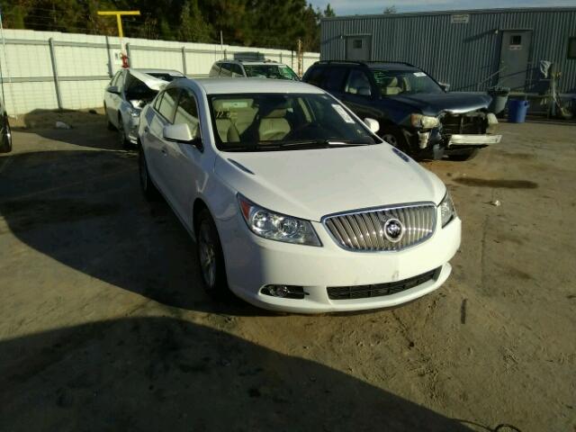 1G4GC5EG8AF173185 - 2010 BUICK LACROSSE C WHITE photo 1