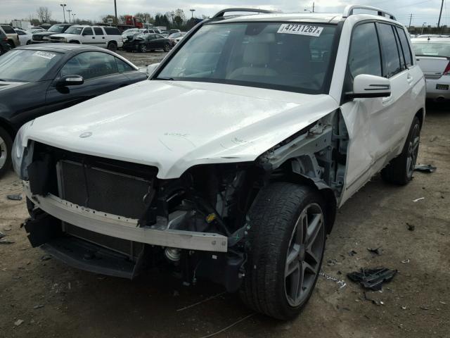 WDCGG5HB5DF983817 - 2013 MERCEDES-BENZ GLK 350 WHITE photo 2