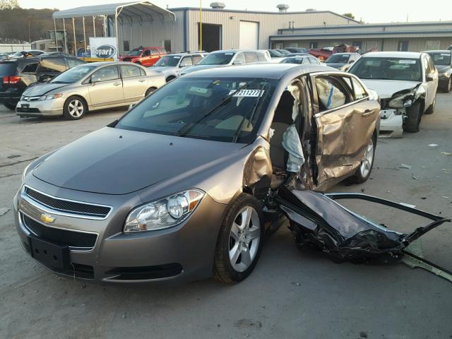 1G1ZA5EU8BF320947 - 2011 CHEVROLET MALIBU LS 棕色 照片 2