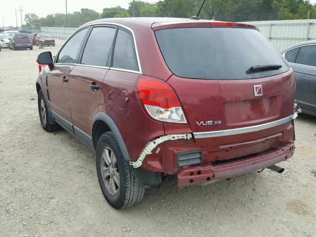 3GSCL33P49S524471 - 2009 SATURN VUE XE MAROON photo 3