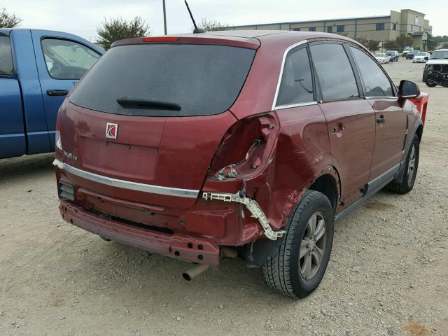 3GSCL33P49S524471 - 2009 SATURN VUE XE MAROON photo 4