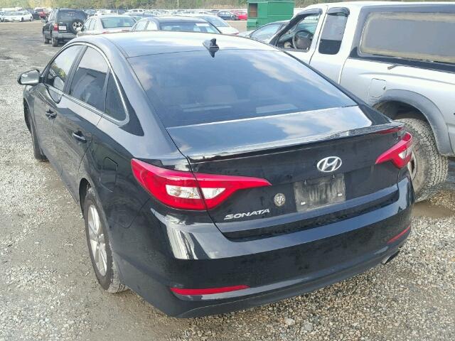 5NPE24AF3GH339679 - 2016 HYUNDAI SONATA SE BLACK photo 3