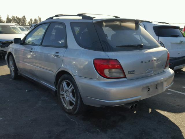 JF1GG29673G810398 - 2003 SUBARU IMPREZA WR SILVER photo 3