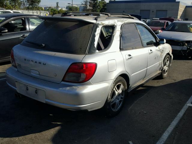 JF1GG29673G810398 - 2003 SUBARU IMPREZA WR SILVER photo 4