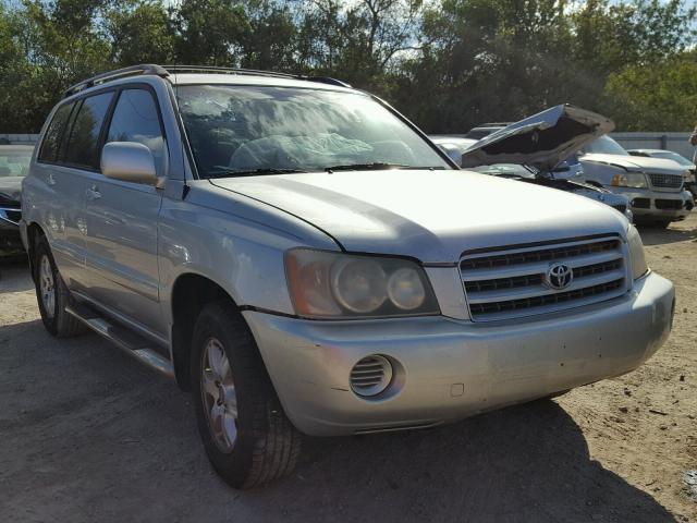 JTEGD21AX10013308 - 2001 TOYOTA HIGHLANDER SILVER photo 1