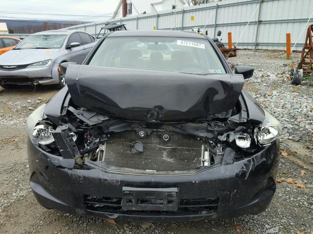 1HGCP2F34AA025678 - 2010 HONDA ACCORD LX BLACK photo 7