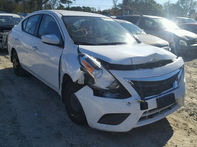 3N1CN7AP9FL865048 - 2015 NISSAN VERSA S WHITE photo 1