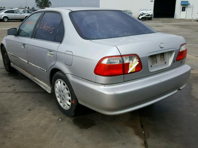 2HGEJ6670XH534097 - 1999 HONDA CIVIC LX SILVER photo 3