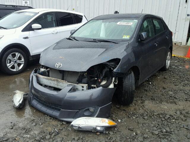 2T1KE40E99C006606 - 2009 TOYOTA COROLLA MA GRAY photo 2