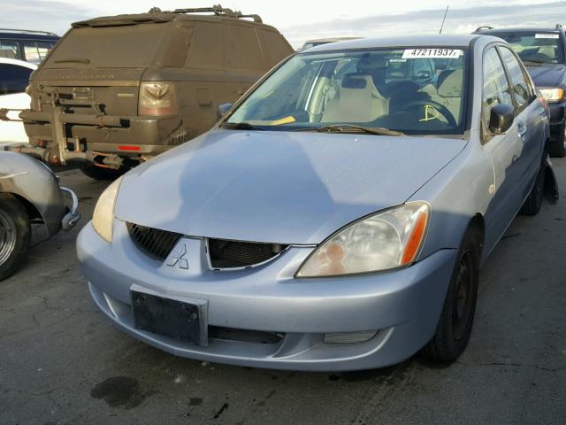 JA3AJ26E84U015911 - 2004 MITSUBISHI LANCER ES SILVER photo 2