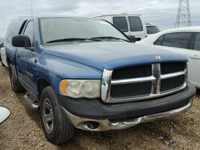 1D7HA16K63J581703 - 2003 DODGE RAM 1500 S BLUE photo 1