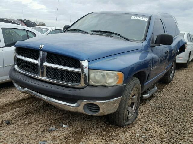 1D7HA16K63J581703 - 2003 DODGE RAM 1500 S BLUE photo 2