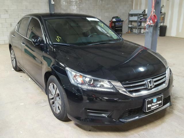 1HGCR2F31EA113281 - 2014 HONDA ACCORD LX BLACK photo 1