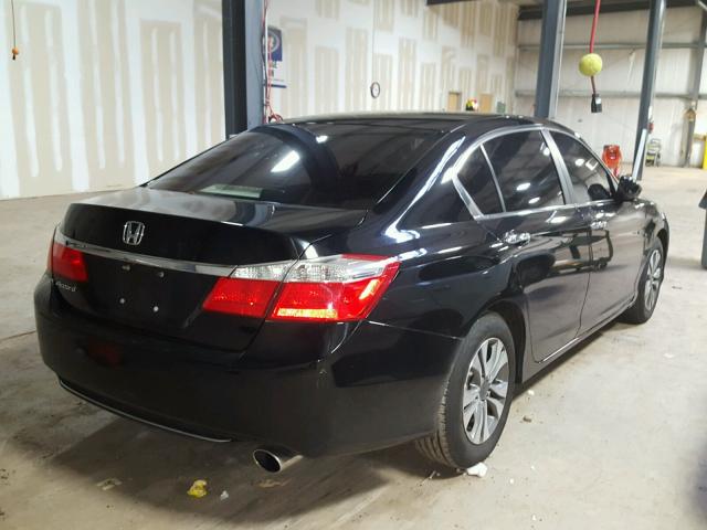 1HGCR2F31EA113281 - 2014 HONDA ACCORD LX BLACK photo 4