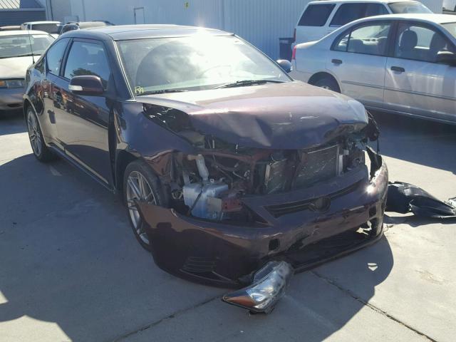 JTKJF5C71C3033769 - 2012 TOYOTA SCION TC 栗色 照片 1