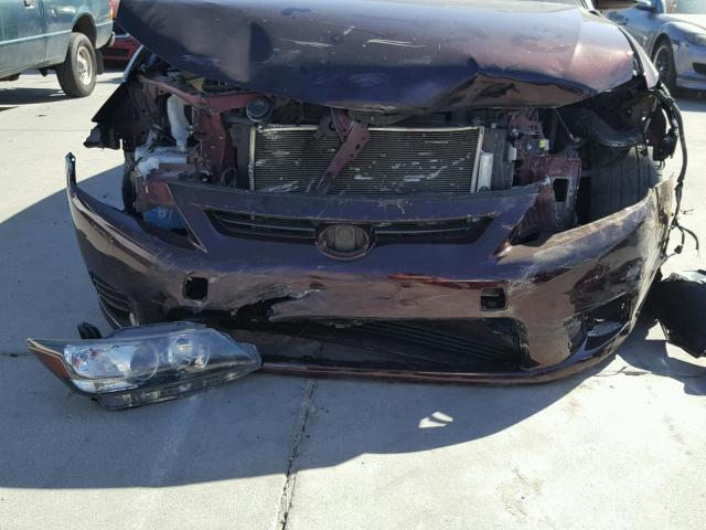JTKJF5C71C3033769 - 2012 TOYOTA SCION TC 栗色 照片 9