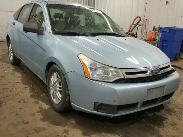 1FAHP35NX9W223649 - 2009 FORD FOCUS SE BLUE photo 1