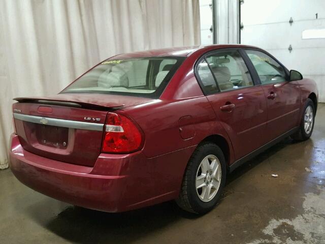 1G1ZT54874F108879 - 2004 CHEVROLET MALIBU LS 栗色 照片 4