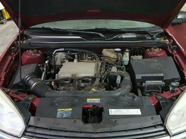 1G1ZT54874F108879 - 2004 CHEVROLET MALIBU LS MAROON photo 7