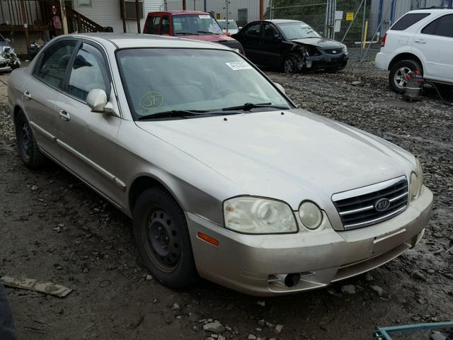 KNAGD126555385606 - 2005 KIA OPTIMA LX BEIGE photo 1