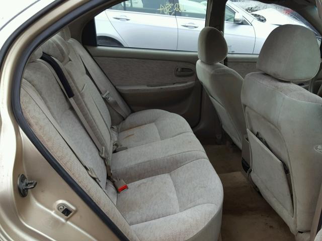 KNAGD126555385606 - 2005 KIA OPTIMA LX BEIGE photo 6