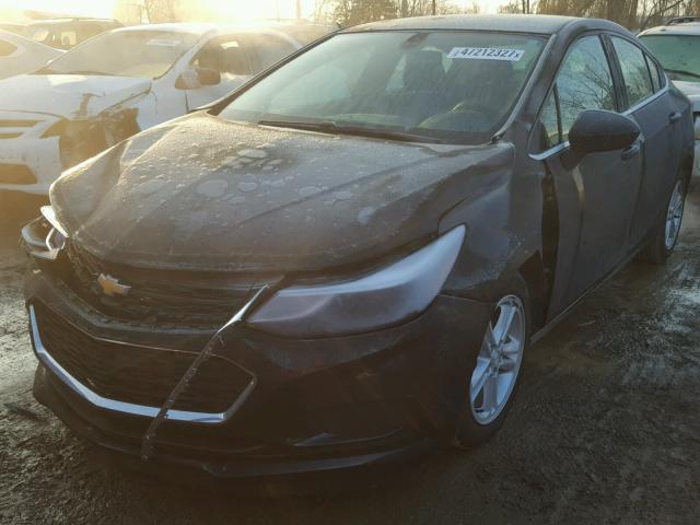 1G1BE5SM2G7249885 - 2016 CHEVROLET CRUZE LT BLACK photo 2