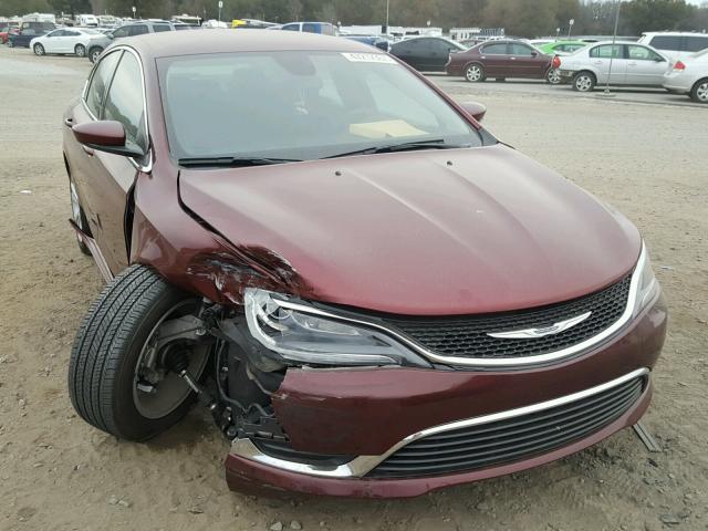 1C3CCCAB6FN753831 - 2015 CHRYSLER 200 LIMITE RED photo 1