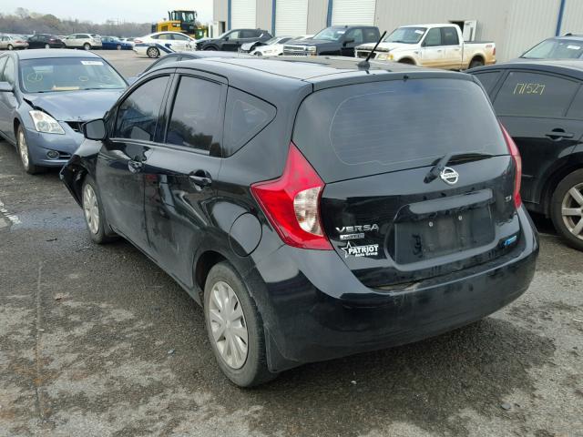 3N1CE2CPXFL438669 - 2015 NISSAN VERSA NOTE BLACK photo 3