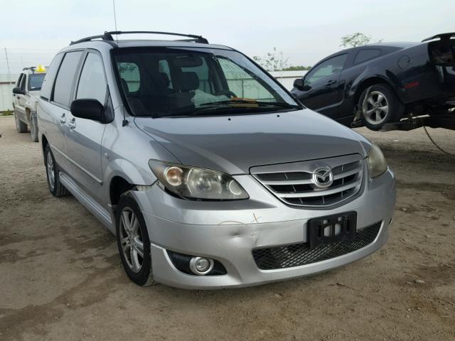 JM3LW28A860557243 - 2006 MAZDA MPV WAGON SILVER photo 1