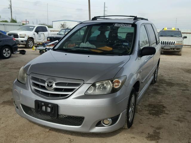 JM3LW28A860557243 - 2006 MAZDA MPV WAGON SILVER photo 2