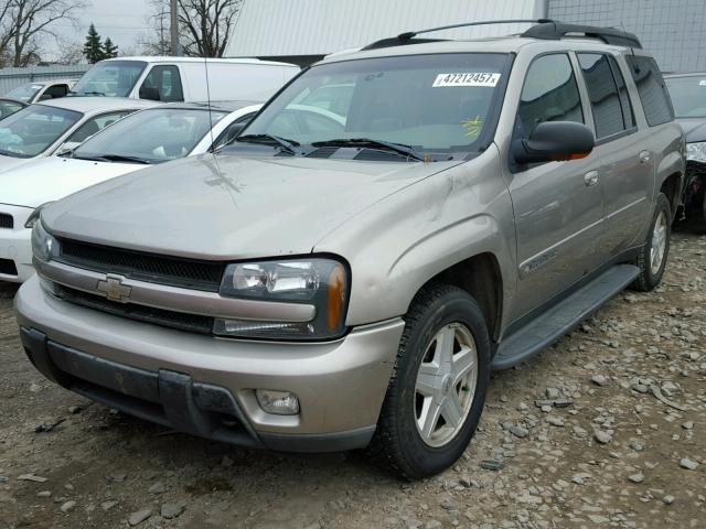 1GNET16SX36218323 - 2003 CHEVROLET TRAILBLAZE GRAY photo 2