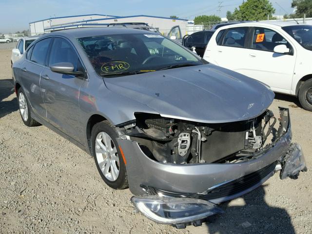 1C3CCCAB6FN701308 - 2015 CHRYSLER 200 LIMITE SILVER photo 1