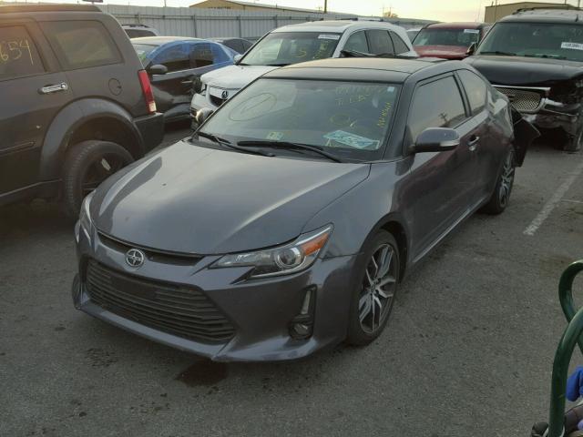 JTKJF5C72FJ003938 - 2015 TOYOTA SCION TC GRAY photo 2