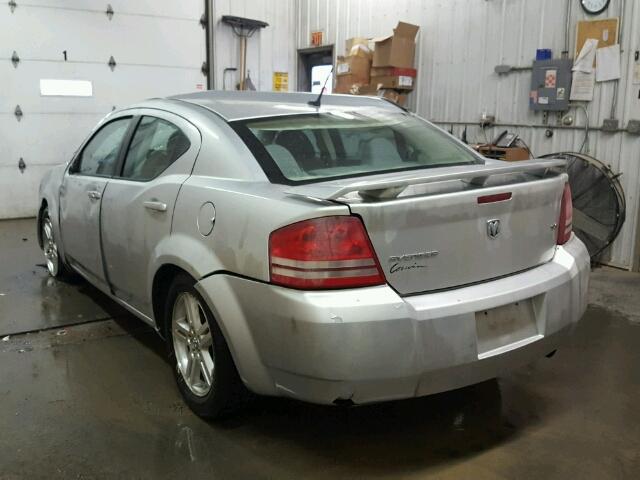 1B3LC56K28N286833 - 2008 DODGE AVENGER SX SILVER photo 3