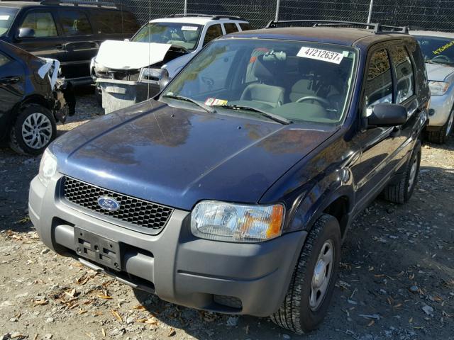 1FMYU92183KC98383 - 2003 FORD ESCAPE XLS BLUE photo 2