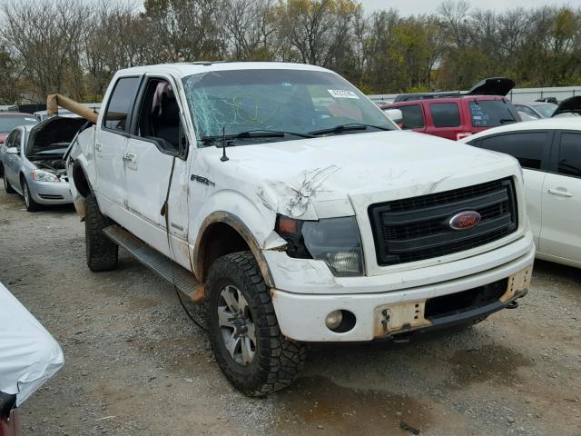 1FTFW1ET2DKE97371 - 2013 FORD F150 SUPER WHITE photo 1