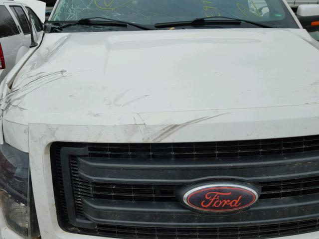 1FTFW1ET2DKE97371 - 2013 FORD F150 SUPER WHITE photo 7