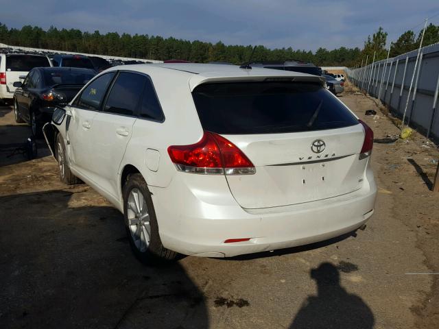 4T3BE11A19U006423 - 2009 TOYOTA VENZA BASE WHITE photo 3