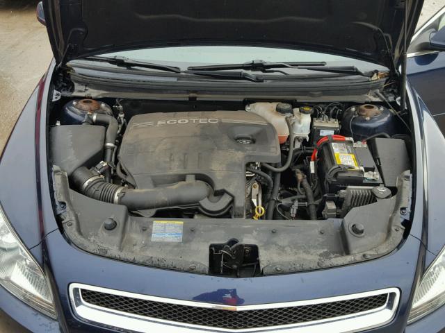 1G1ZC5EB0AF212619 - 2010 CHEVROLET MALIBU 1LT 蓝色 照片 7