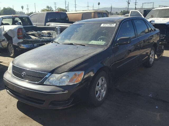 4T1BF28B5YU086401 - 2000 TOYOTA AVALON XL Қара фото 2