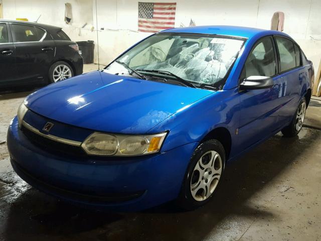 1G8AJ52F34Z191649 - 2004 SATURN ION LEVEL BLUE photo 2